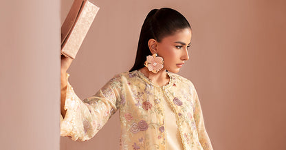 Maria B | Eid Collection 26 | 3 Piece Embroidered Cotton Net Suit