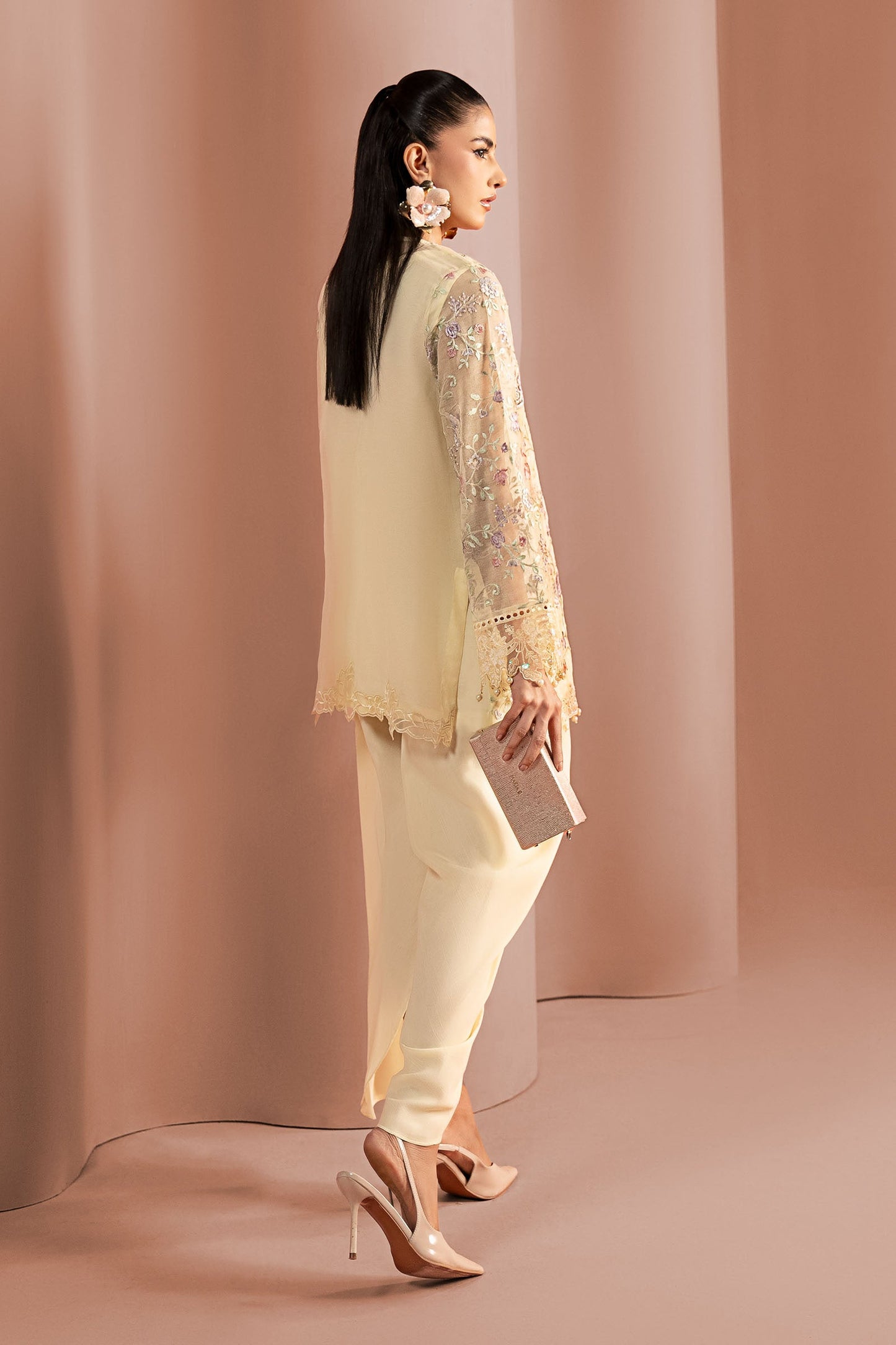 Maria B | Eid Collection 26 | 3 Piece Embroidered Cotton Net Suit