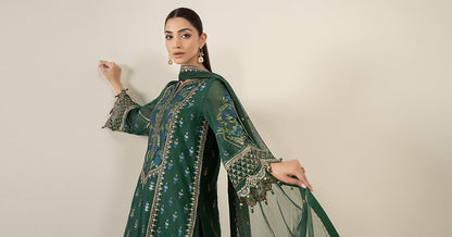 Maria B | Luxury Winter Pret 25 |DW-EA25-59-Green