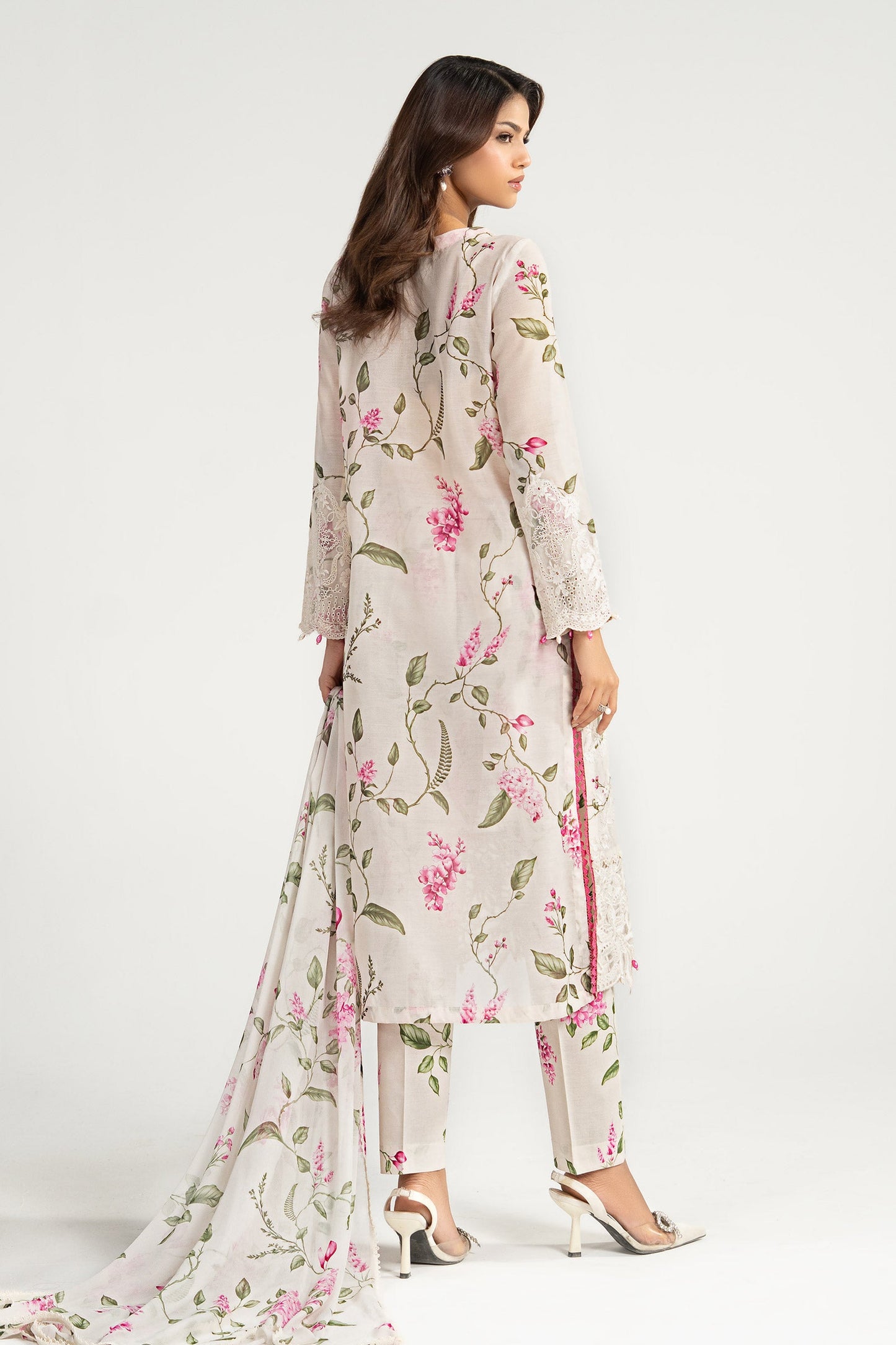 Maria B | Eid Collection 26 | 3 Piece Embroidered Paper Cotton Suit