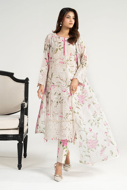 Maria B | Eid Collection 26 | 3 Piece Embroidered Paper Cotton Suit