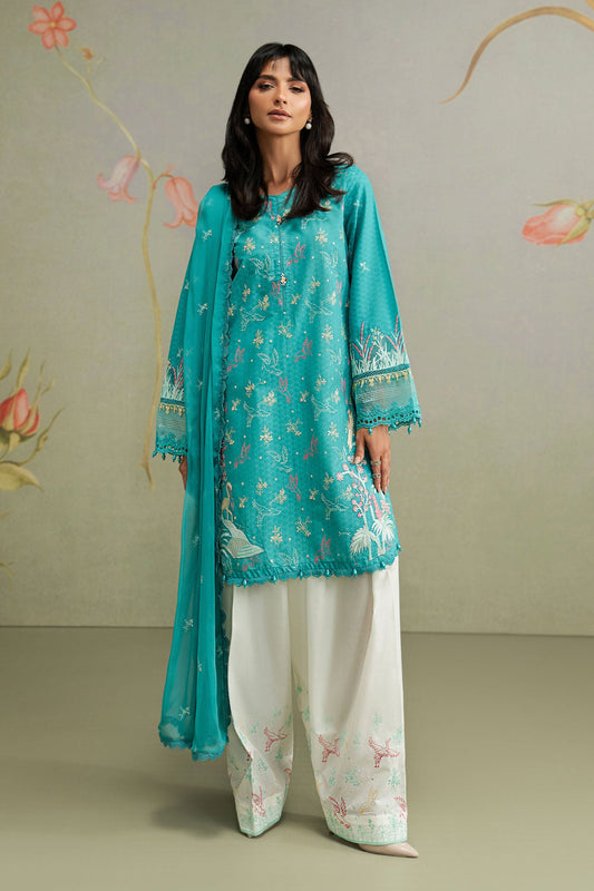 Maria B | Eid Collection 26 | 3 Piece Embroidered Dobby Lawn Suit
