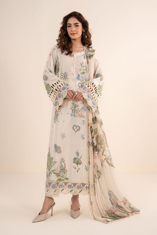 Maria B | Eid Collection 26 | 3 Piece Embroidered Dobby Lawn Suit