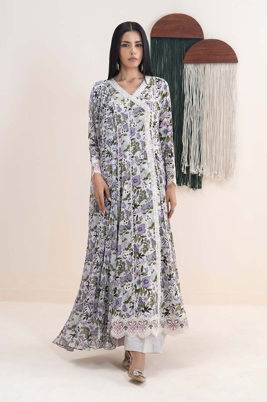 sachin and babi light blue dress MARIA B | WEDDING EDITION '24 | 3 Piece Embroidered Organza Suit | BD-2901