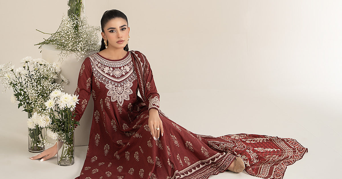 Maria B | Casual Pret 25 | DW-EF25-22 - House Of Anaya