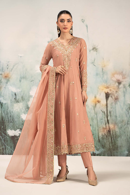 Maria B | Eid Collection 26 | 3 Piece Embroidered Cotton Net Suit