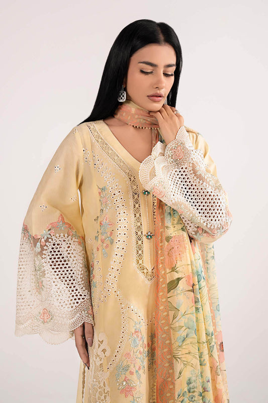 Maria B | Eid Collection 26 | 3 Piece Embroidered Dobby Lawn Suit
