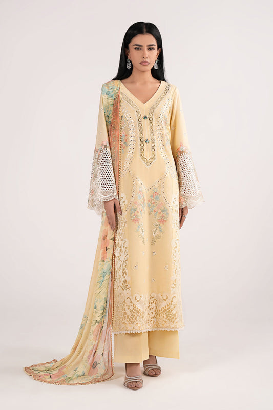 Maria B | Eid Collection 26 | 3 Piece Embroidered Dobby Lawn Suit