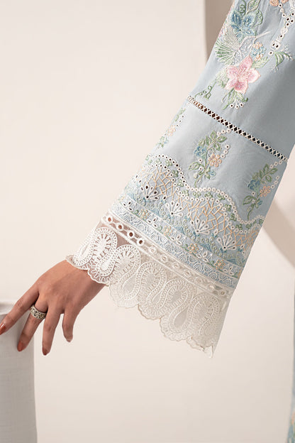 Maria B | Eid Collection 26 | 3 Piece Embroidered Paper Silk Suit