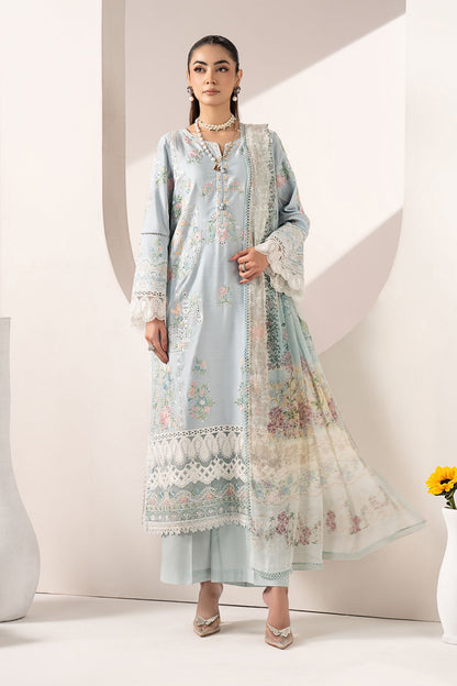 Maria B | Eid Collection 26 | 3 Piece Embroidered Paper Silk Suit