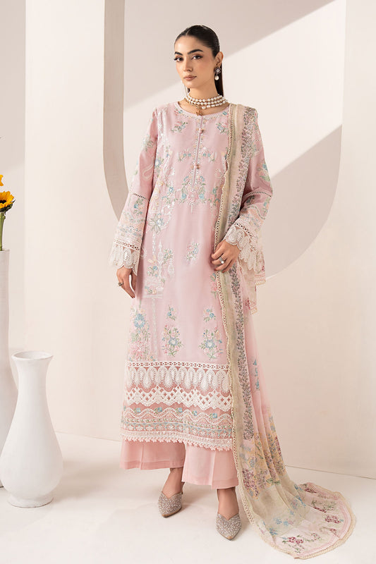 Maria B | Eid Collection 26 | 3 Piece Embroidered Paper Silk Suit