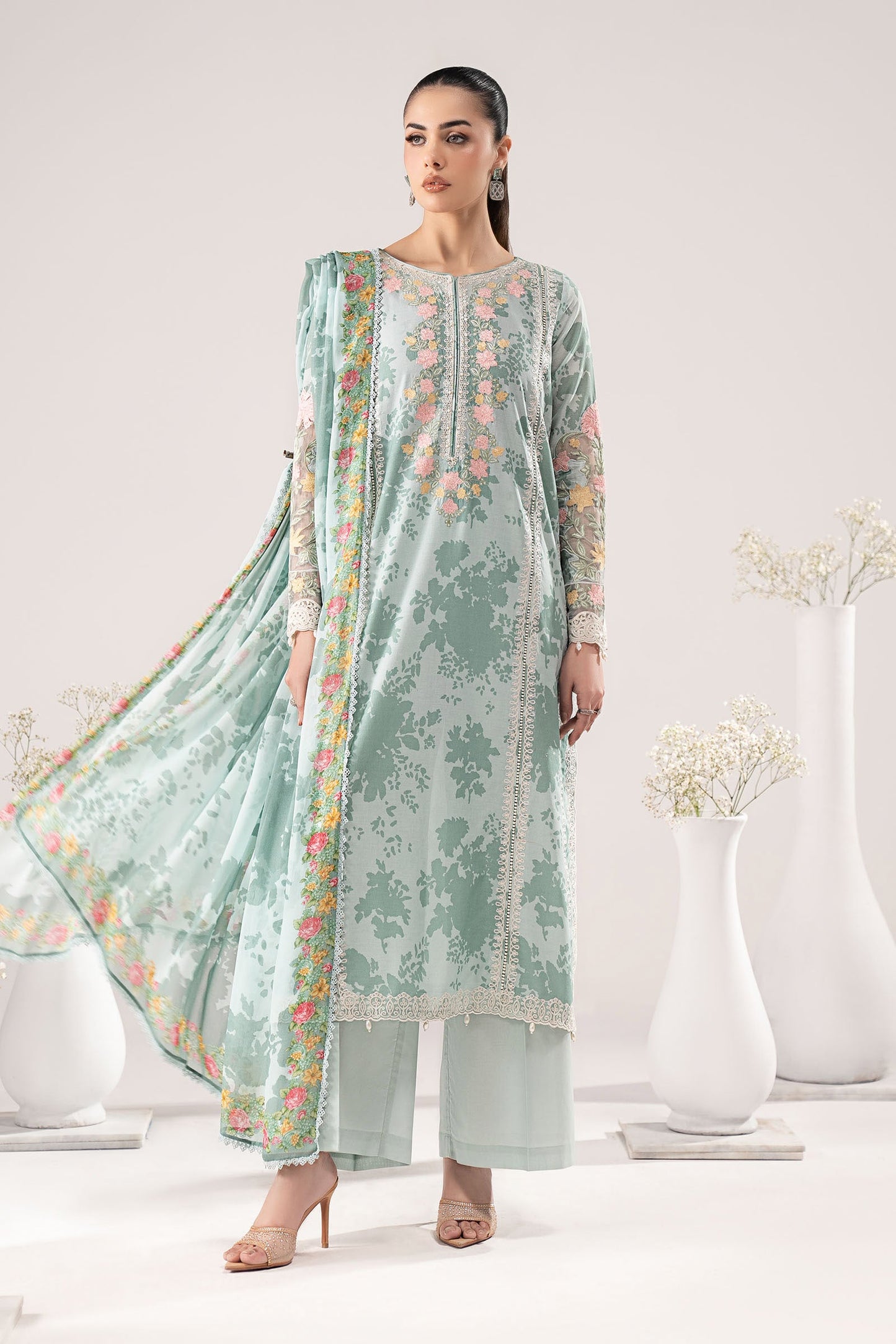 Maria B | Eid Collection 26 | 3 Piece Embroidered Lawn Suit