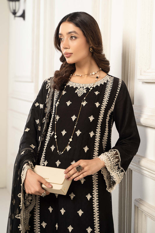 Maria B | Eid Collection 26 | 3 Piece Embroidered Self Jacquard Suit
