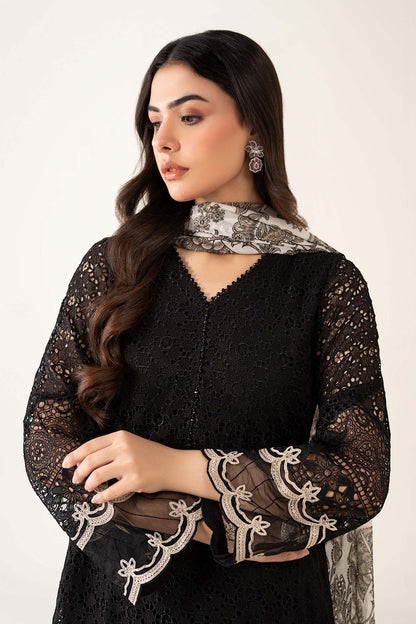 Maria B | Pre Fall Dresses | 3 Piece Embroidered Chiffon Suit BB