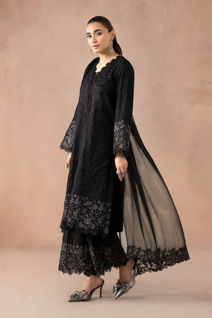 Maria B | Luxury Winter Pret 25 | DW-MN25-11-Black