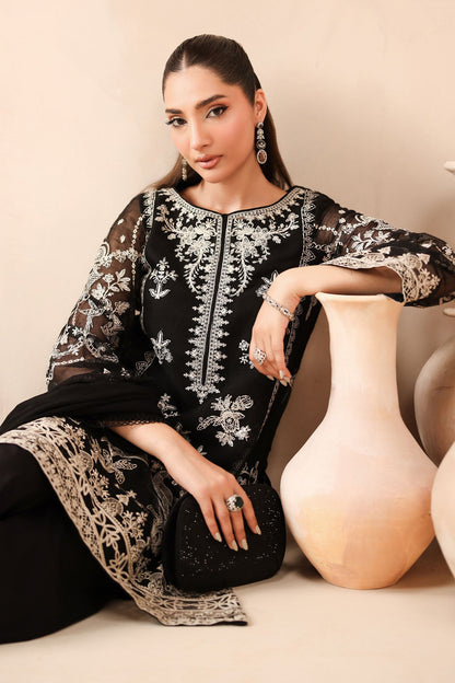 Maria B | Luxury Winter Pret 25 | DW-MN25-03-Black