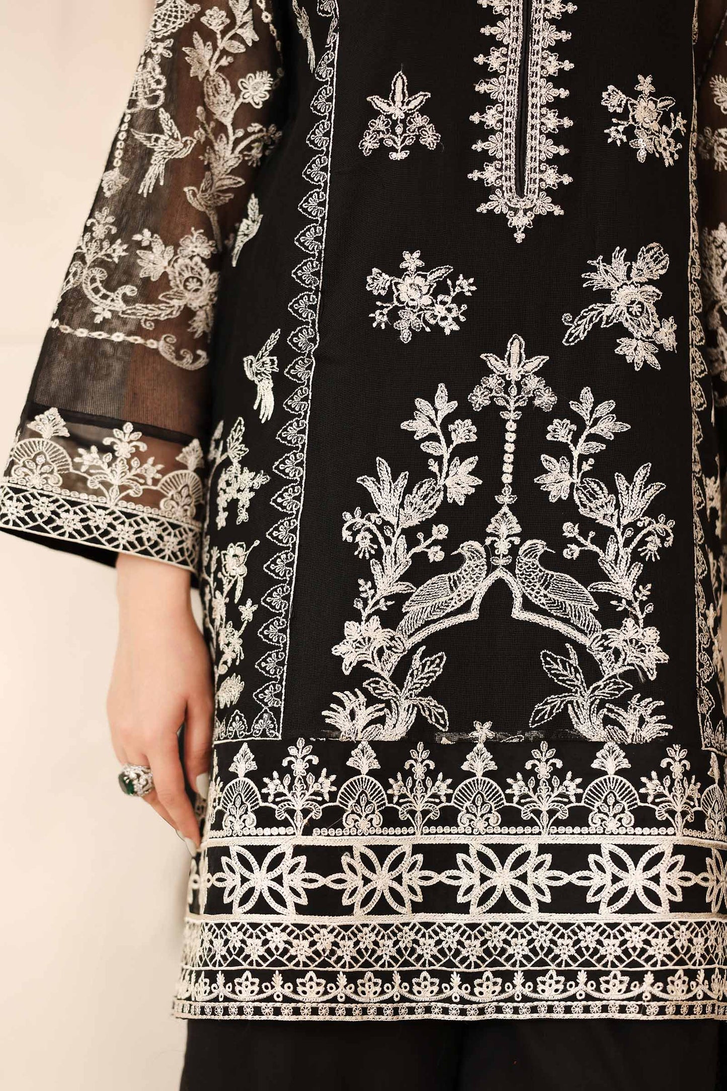 Maria B | Luxury Winter Pret 25 | DW-MN25-03-Black