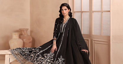 Maria B | Luxury Winter Pret 25 | DW-MN25-09-Black