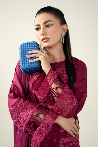 Maria B | Pre Fall Dresses | 3 Piece Embroidered Dobby Suit PP