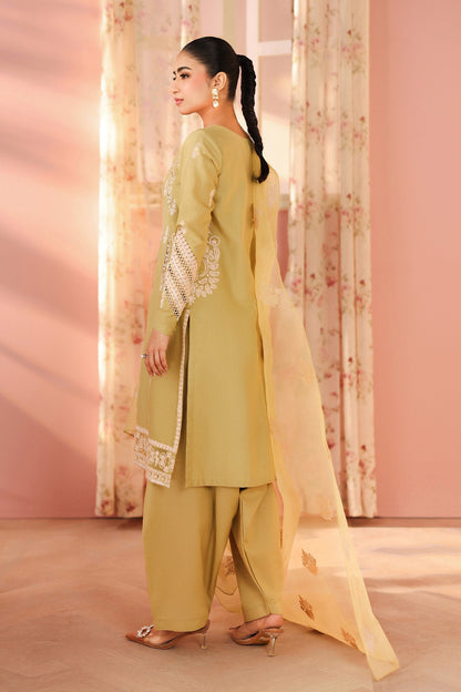 Maria B | Luxury Winter Pret 25 | DW-PF25-34-Light Green