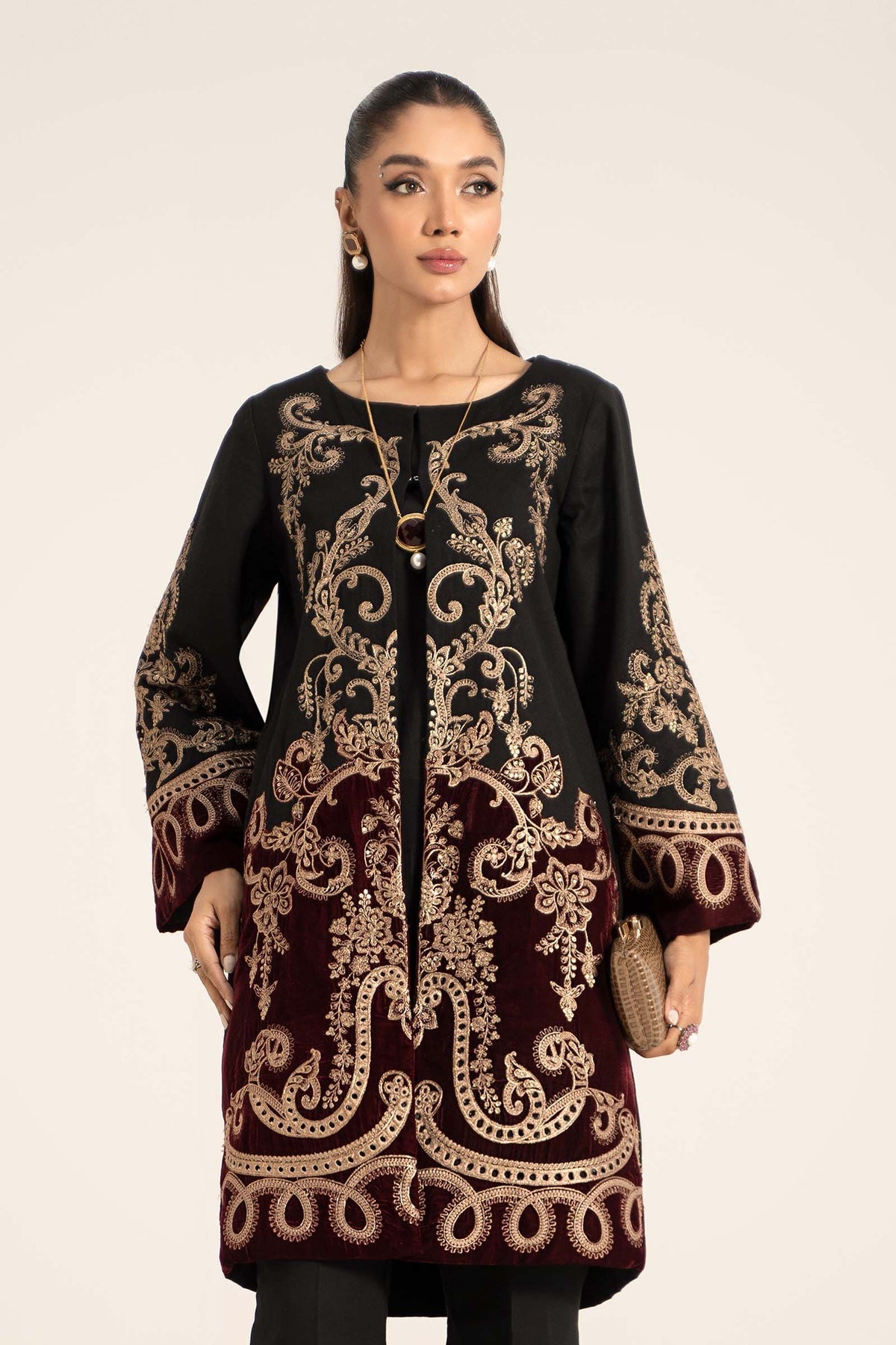 Maria B | Casual Pret 2024 | Khaddar Suit | DW-W24-113