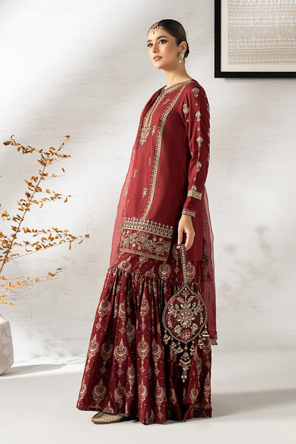 Maria B | Pre Fall 25 | DW-W24-25R1-Maroon