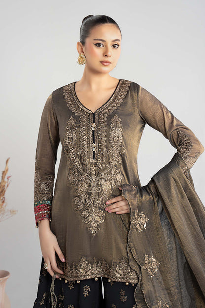 Maria B | Pre Fall Dresses | 3 Piece Embroidered Masoori Suit ZB