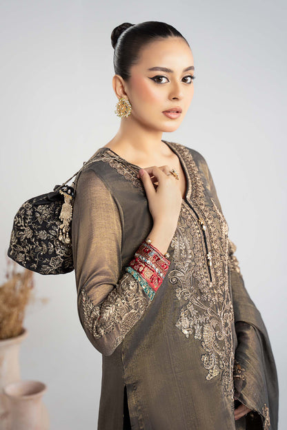 Maria B | Luxury Winter Pret 25 | DW-W25-01-Black