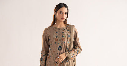 Maria B | Eid Collection 26 | 3 Piece Embroidered Linen Suit