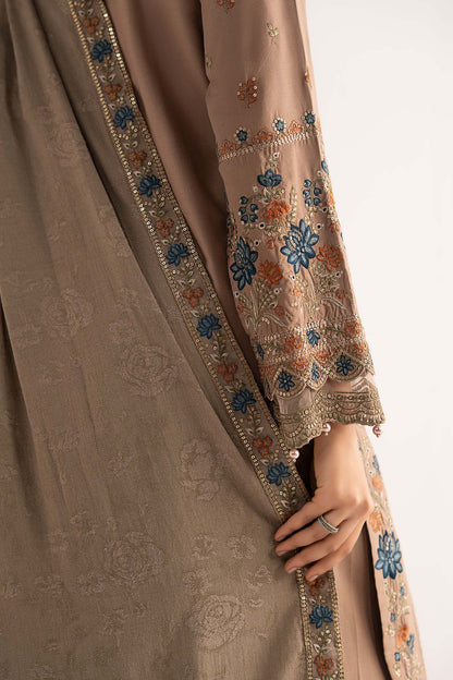 Maria B | Eid Collection 26 | 3 Piece Embroidered Linen Suit