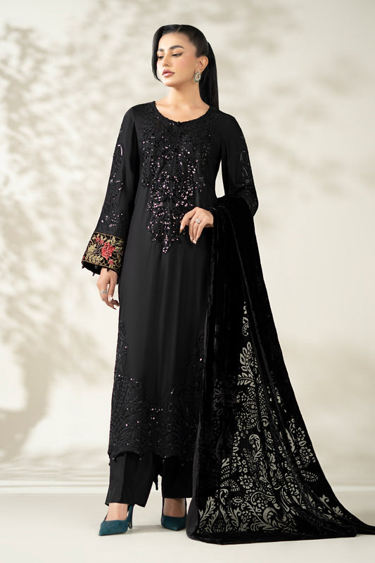 Maria B | Luxury Winter Pret 25 | DW-W25-20-Black