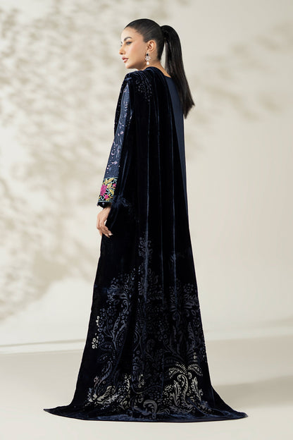 Maria B | Pre Fall Dresses | 3 Piece Embroidered Linen Suit VV