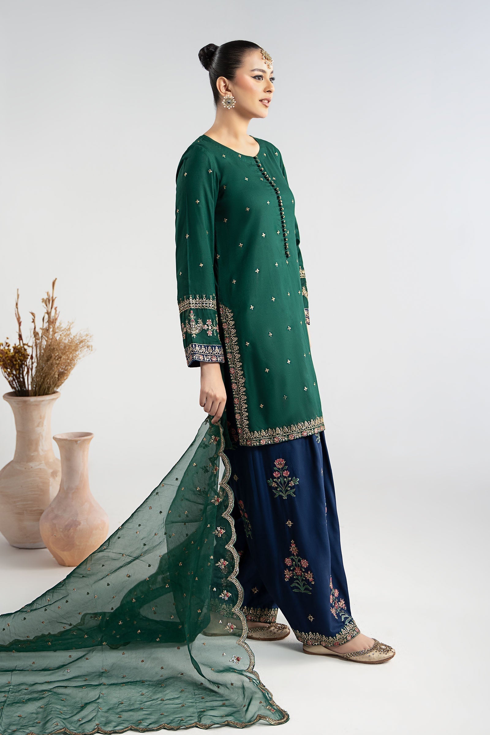Maria B | Luxury Winter Pret 25 | DW-W25-27-Green