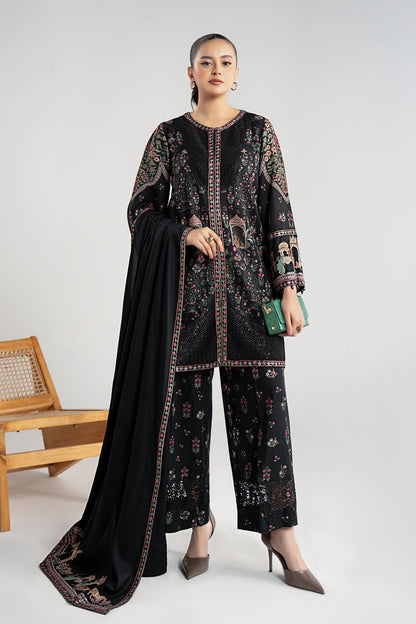 Maria B | Pre Fall Dresses | 3 Piece Embroidered Khaddar Suit ZF
