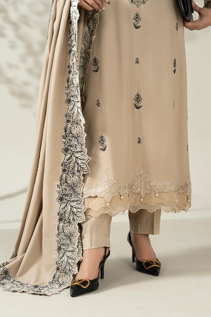 Maria B | Luxury Winter Pret 25 | DW-W25-47-BEIGE