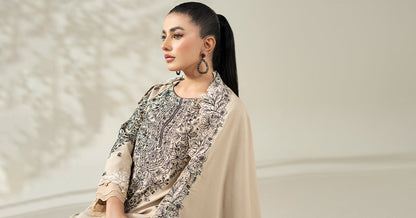 Maria B | Luxury Winter Pret 25 | DW-W25-47-BEIGE