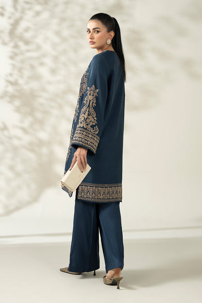 Maria B | Pre Fall Dresses | 3 Piece Embroidered Khaddar Suit ZA