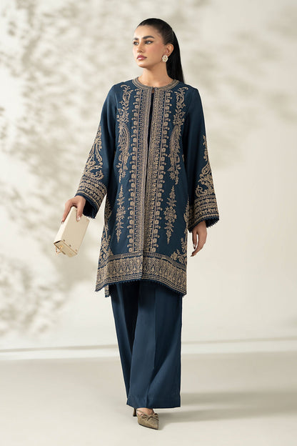 Maria B | Pre Fall Dresses | 3 Piece Embroidered Khaddar Suit ZA