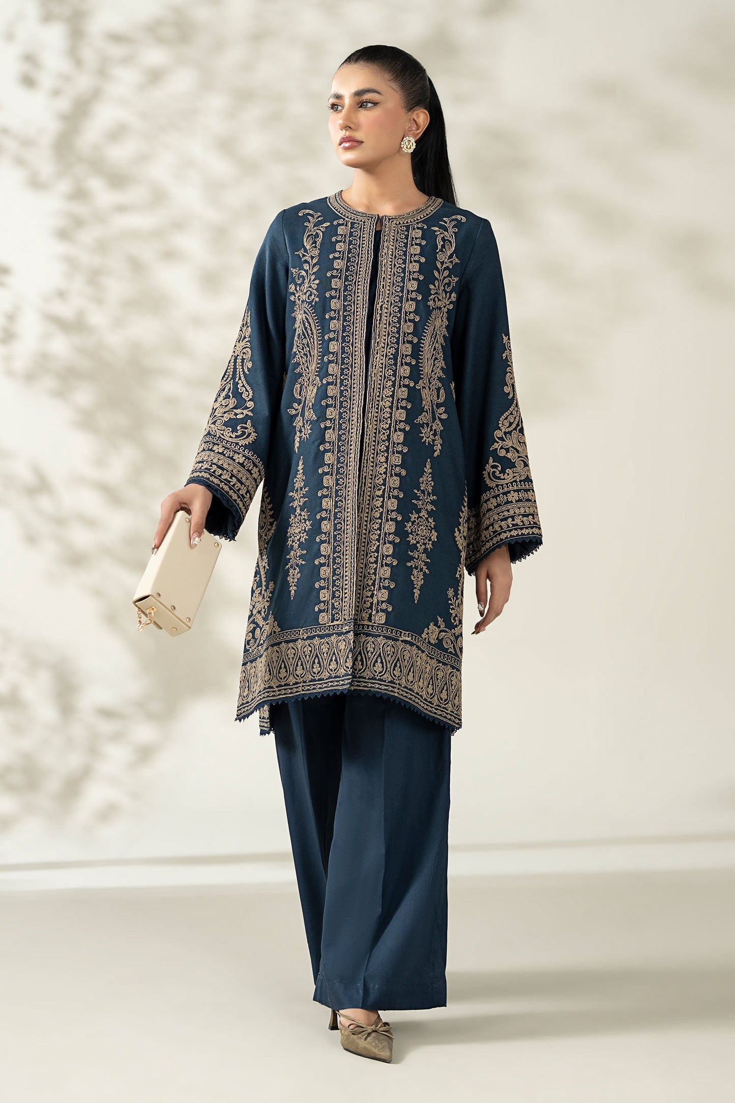 Maria B | Luxury Winter Pret 25 | DW-W25-58-Blue