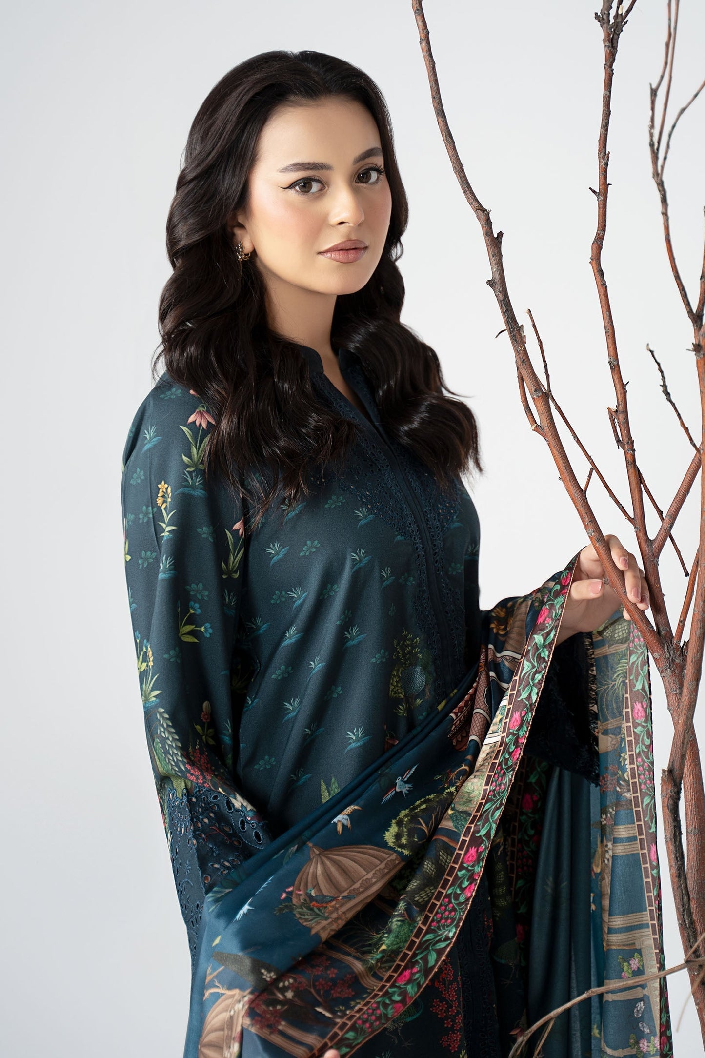 Maria B | Luxury Winter Pret 25 | DW-W25-59-Teal