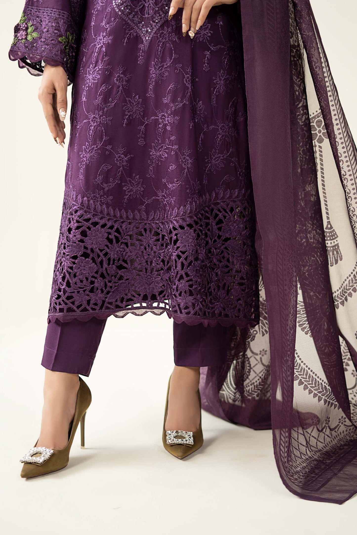 Maria B | Pre Fall 25 | Linen Suit- W25-74