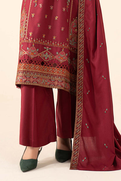 Maria B | Eid Collection 26 | 3 Piece Embroidered Linen Suit