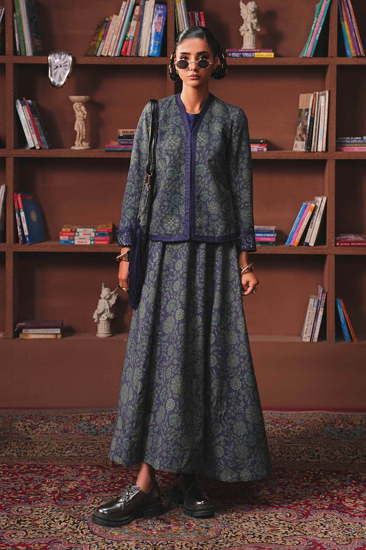Maria B | Eid Collection 26 | Embroidered Pk Raw Silk Skirt Set