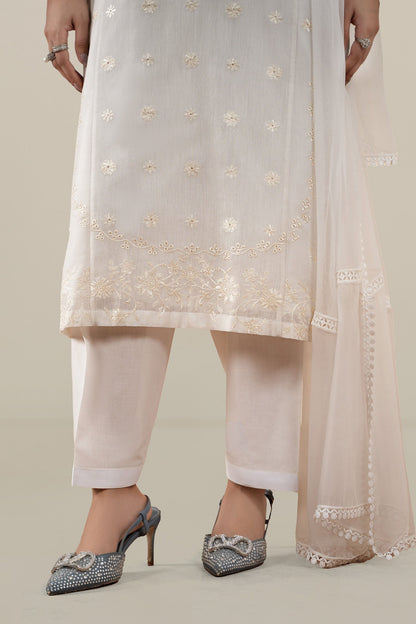 Maria B | Luxury Winter Pret 25 | DW-EA25-76-Off White