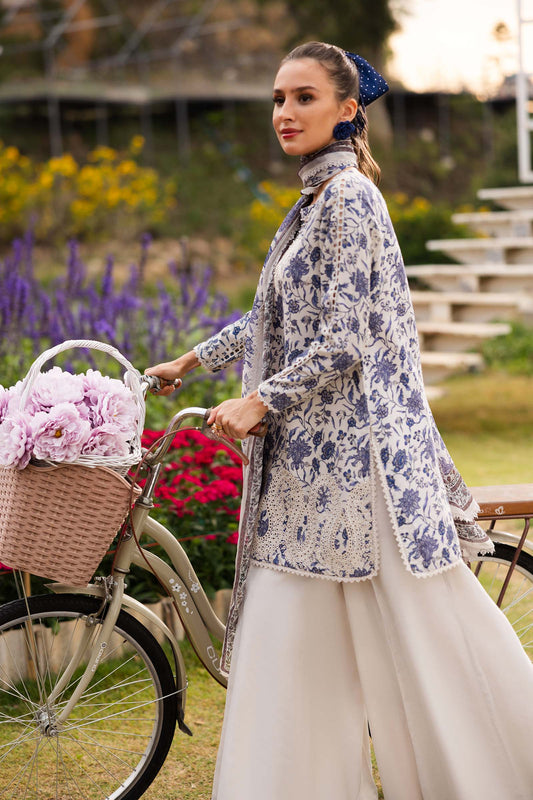 Maria B | Eid Collection 26 | 3 Piece Embroidered Raw Silk Suit