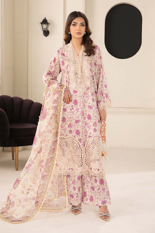 Maria B | Eid Collection 26 | 3 Piece Embroidered Lawn Suit