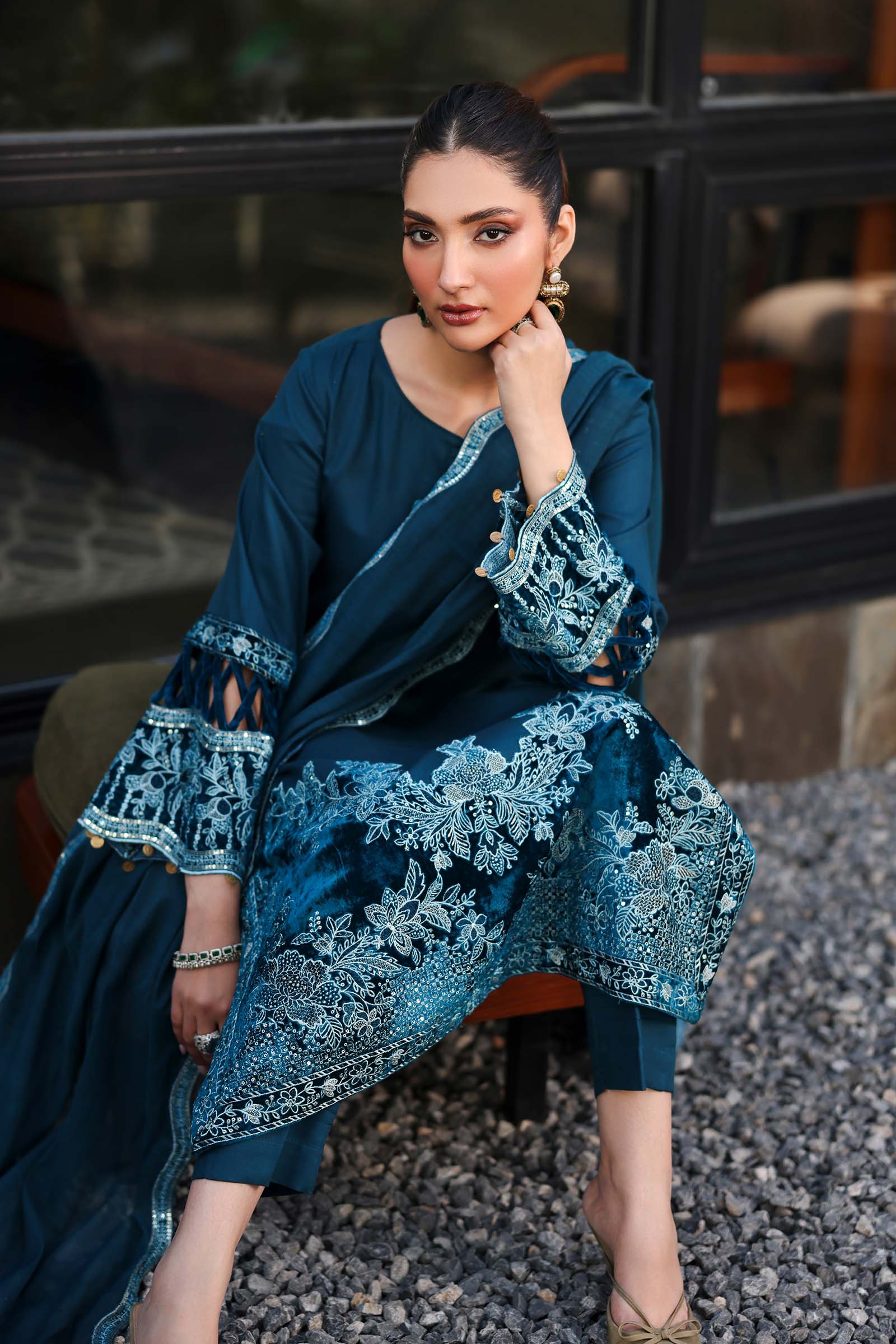 Maria B | Pre Fall 25 | DW-W25-48-Teal