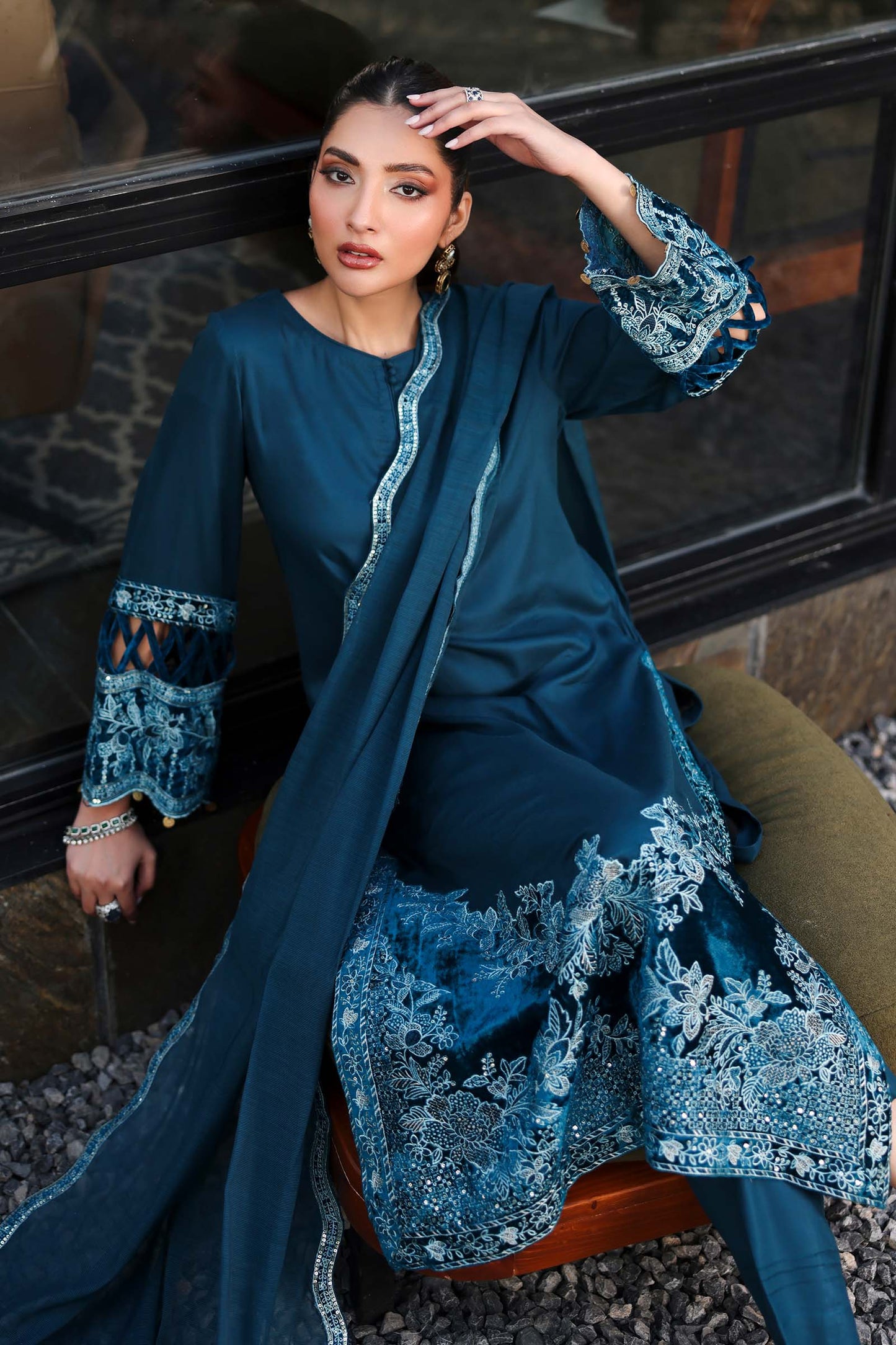 Maria B | Pre Fall 25 | DW-W25-48-Teal