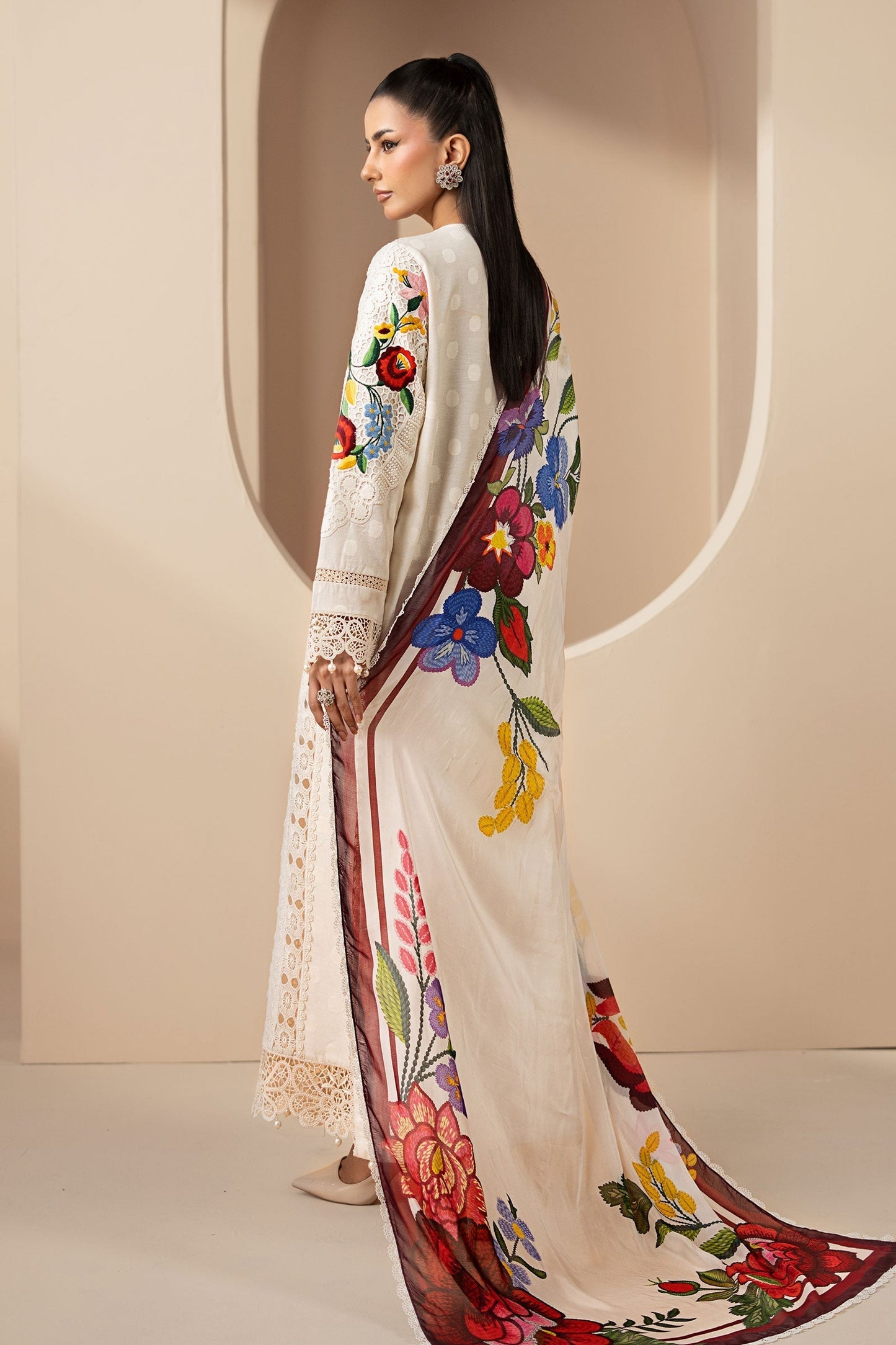 Maria B | Eid Collection 26 | 3 Piece Embroidered Jacquard Lawn Suit