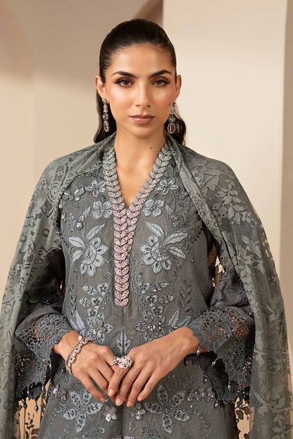 Maria B | Eid Collection 26 | 3 Piece Embroidered Lawn Karandi Suit